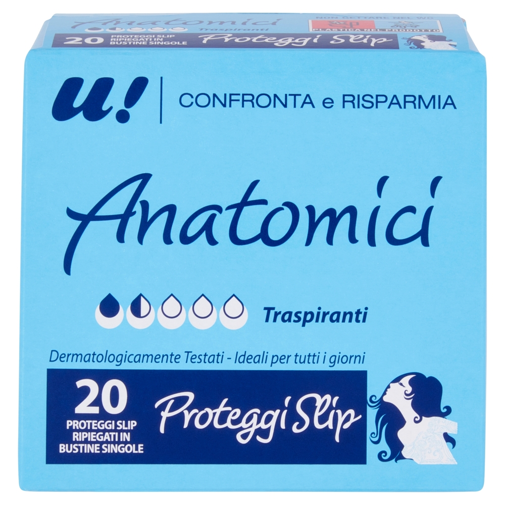 20 Proteggi Slip Anatomici U! Confronta e Risparmia